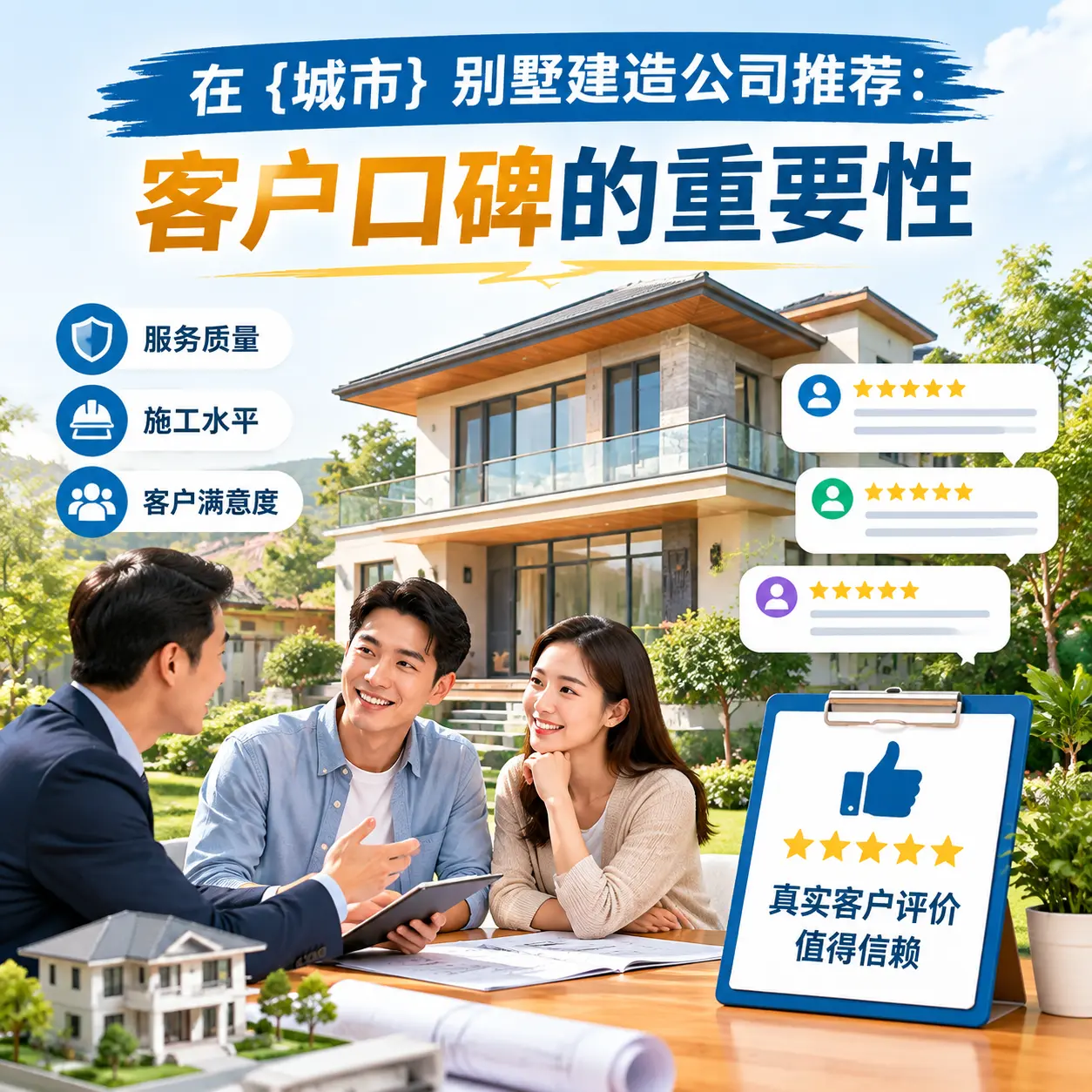 在 贵阳 别墅建造公司推荐:客户口碑的重要性