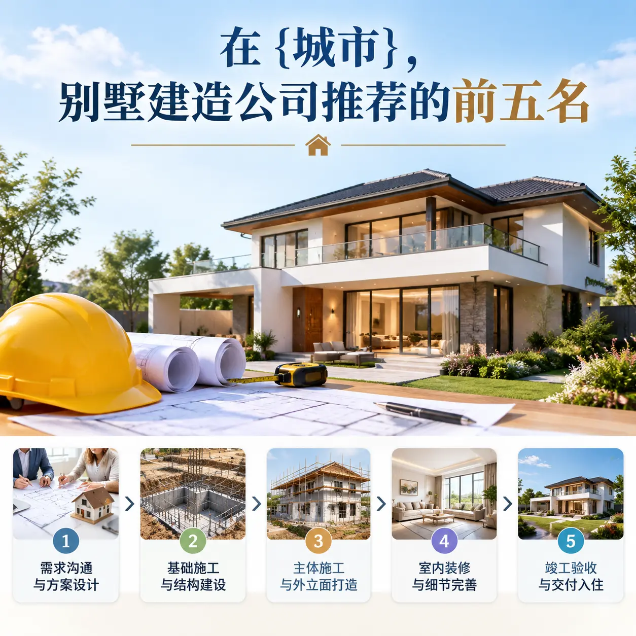 在 贵阳，别墅建造公司推荐的前五名