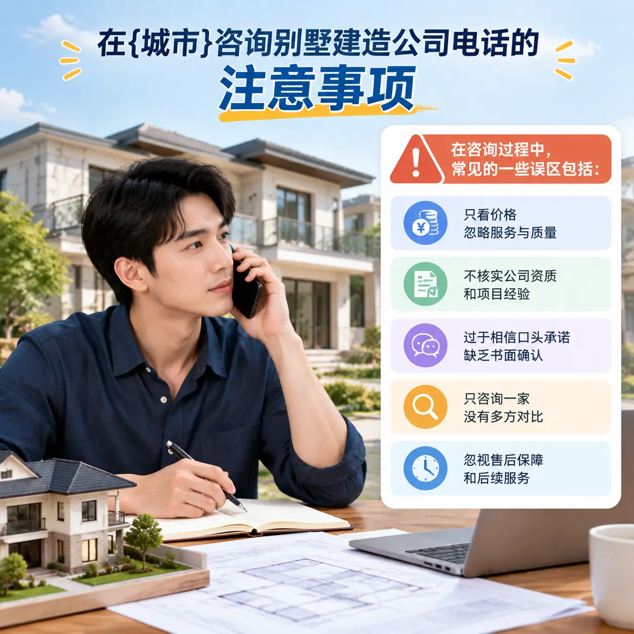 在贵阳咨询别墅建造公司电话的注意事项