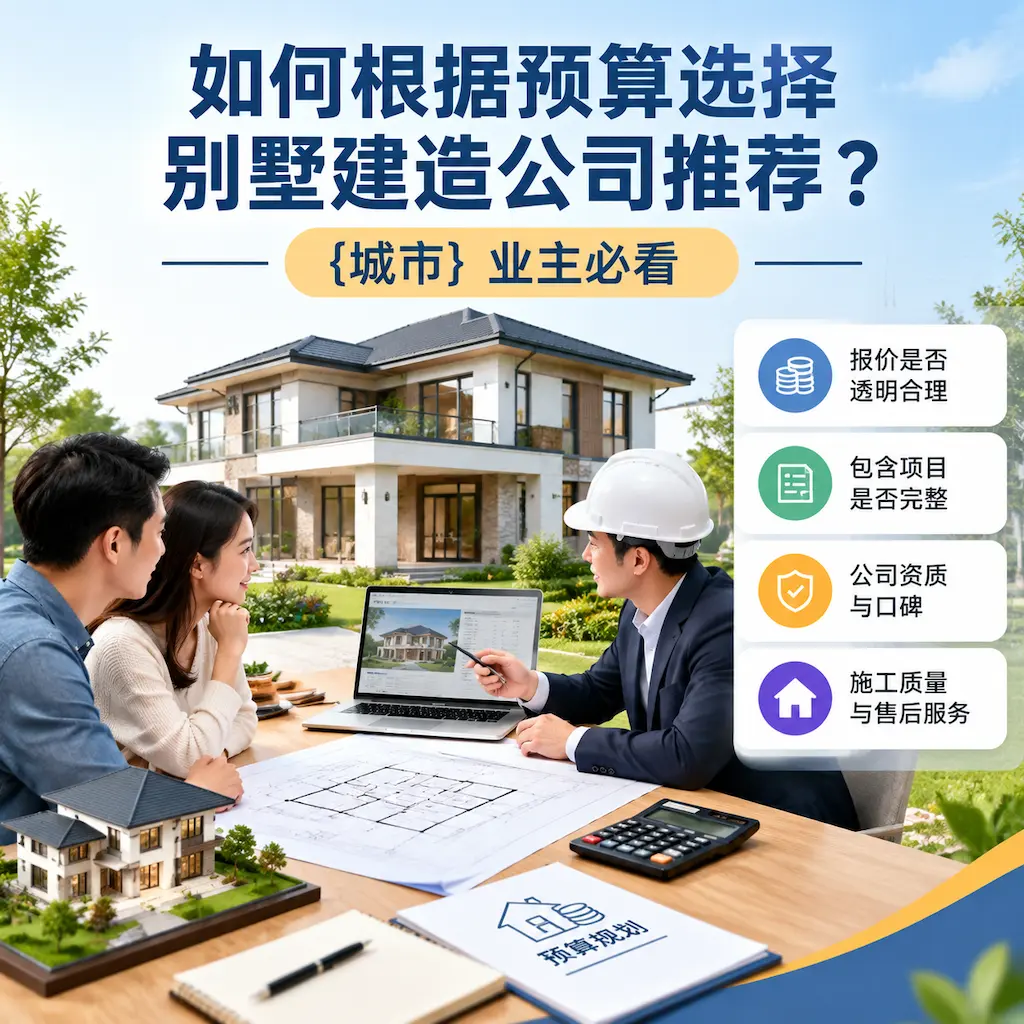如何根据预算选择别墅建造公司推荐? 贵阳 业主必看